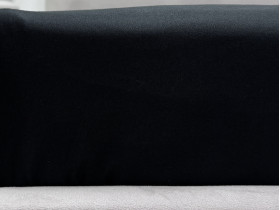 Простынь на резинке 180x200 Ecotton Полисатин Черный