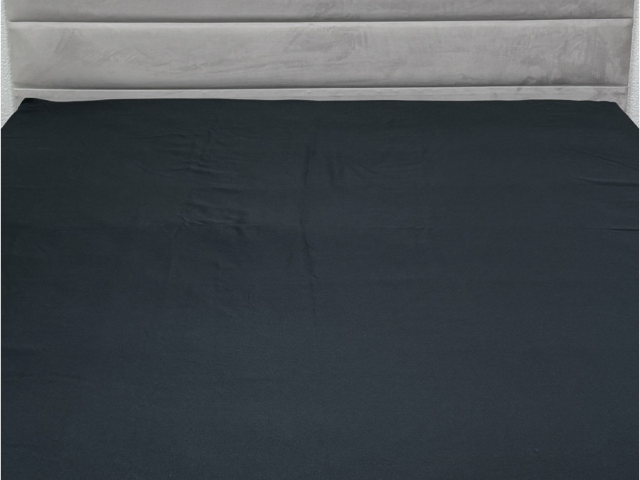 Простынь на резинке 90x200 Ecotton Полисатин Черный