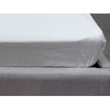 Простынь на резинке 90x200 Ecotton Полисатин Белый Сream