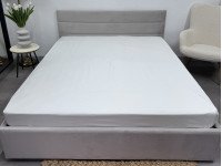Простынь на резинке 180x200 Ecotton Полисатин Белый Сream