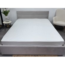 Простынь на резинке 180x200 Ecotton Полисатин Белый Сream