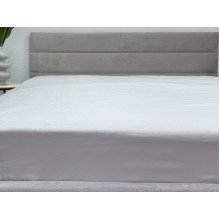 Простынь на резинке 90x200 Ecotton Полисатин Белый Сream