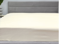Простынь на резинке 90x200 Ecotton Полисатин Желтый Сream
