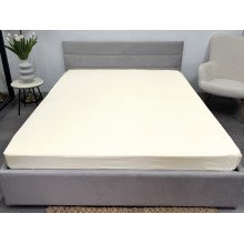 Простынь на резинке 180x200 Ecotton Полисатин Желтый Сream