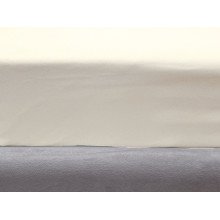 Простынь на резинке 180x200 Ecotton Полисатин Желтый Сream