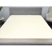 Простынь на резинке 180x200 Ecotton Полисатин Желтый Сream