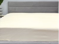 Простынь на резинке 90x200 Ecotton Полисатин Желтый Сream