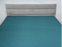 Простынь на резинке 160x200 Ecotton Полисатин Dark Green