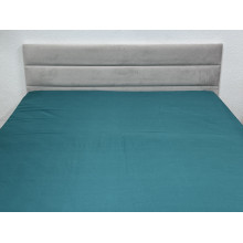 Простирадло на резинці 160x200 Ecotton Полісатин Dark Green