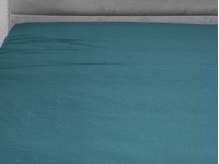 Простынь на резинке 160x200 Ecotton Полисатин Dark Green