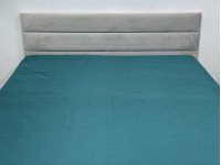 Простынь на резинке 160x200 Ecotton Полисатин Dark Green