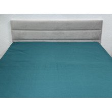 Простирадло на резинці 200x200 Ecotton Полісатин Dark Green