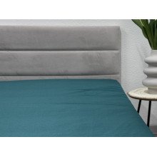 Простирадло на резинці 90x200 Ecotton Полісатин Dark Green
