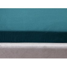 Простирадло на резинці 90x200 Ecotton Полісатин Dark Green