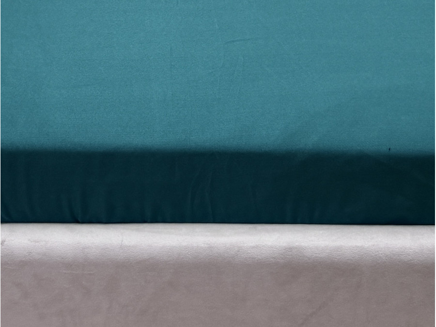 Простирадло на резинці 180x200 Ecotton Полісатин Dark Green