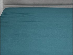 Простынь на резинке 160x200 Ecotton Полисатин Dark Green