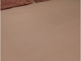 Простынь на резинке 90x200 Ecotton Полисатин Оранжевый