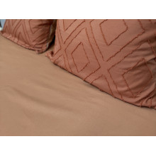 Простынь на резинке 120x200 Ecotton Полисатин Оранжевый