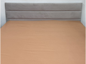 Простынь на резинке 180x200 Ecotton Полисатин Оранжевый