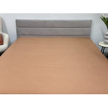 Простынь на резинке 160x200 Ecotton Полисатин Оранжевый