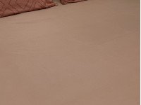 Простынь на резинке 90x200 Ecotton Полисатин Оранжевый