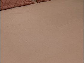 Простынь на резинке 90x200 Ecotton Полисатин Оранжевый