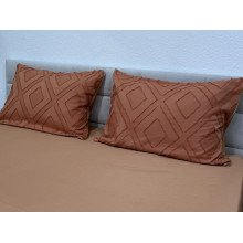Простынь на резинке 120x200 Ecotton Полисатин Оранжевый