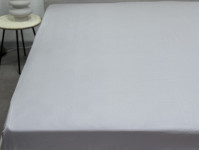 Простынь на резинке 140x200 Ecotton Полисатин Светло серый