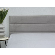 Простынь на резинке 90x200 Ecotton Полисатин Светло серый