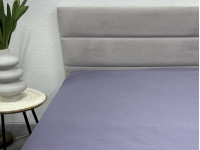 Простынь на резинке 90x200 Ecotton Полисатин Темно фиолетовый