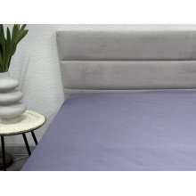 Простынь на резинке 180x200 Ecotton Полисатин Темно фиолетовый