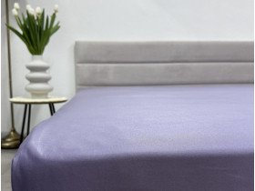 Простынь на резинке 90x200 Ecotton Полисатин Темно фиолетовый