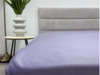 Простынь на резинке 90x200 Ecotton Полисатин Темно фиолетовый