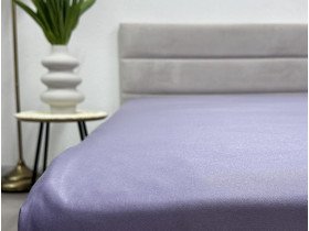 Простынь на резинке 90x200 Ecotton Полисатин Темно фиолетовый
