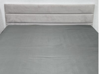 Простынь на резинке 180x200 Ecotton Полисатин Темно серый