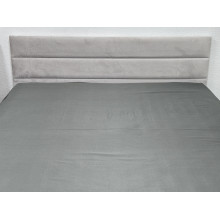 Простынь на резинке 180x200 Ecotton Полисатин Темно серый