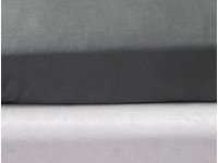 Простынь на резинке 90x200 Ecotton Полисатин Темно серый