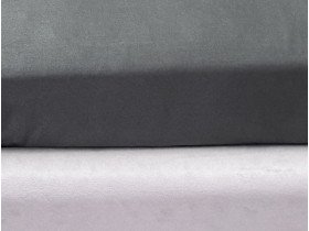 Простынь на резинке 160x200 Ecotton Полисатин Темно серый