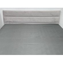 Простынь на резинке 180x200 Ecotton Полисатин Темно серый