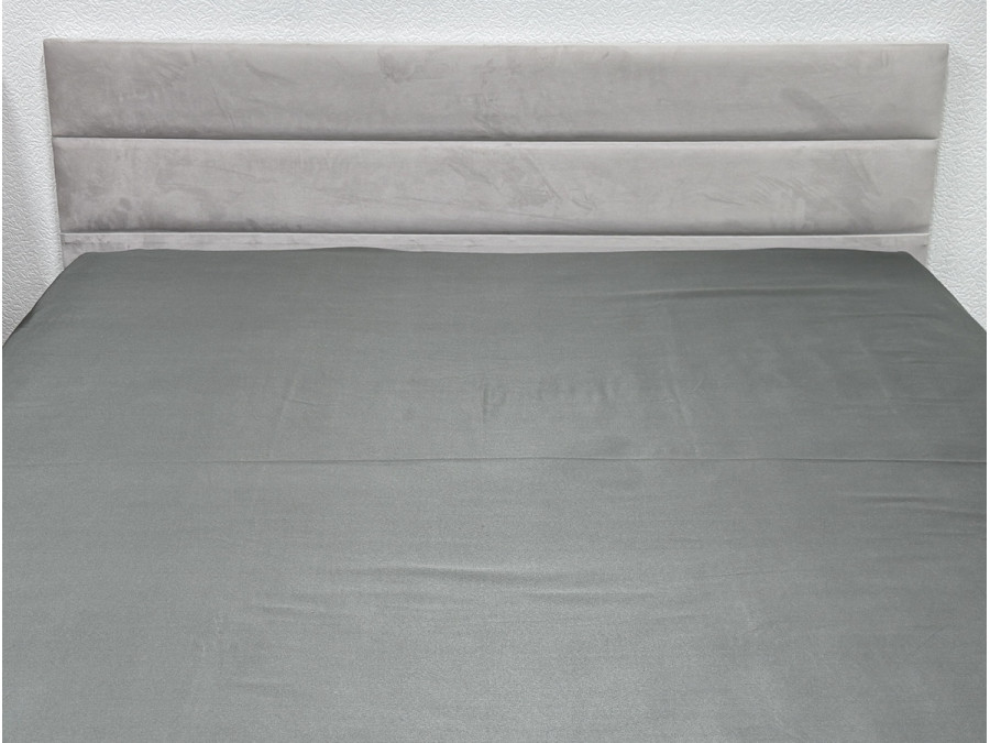 Простынь на резинке 180x200 Ecotton Полисатин Темно серый