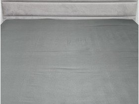 Простынь на резинке 160x200 Ecotton Полисатин Темно серый
