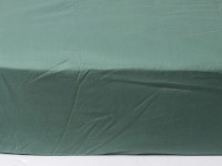 Простынь на резинке 160x200 Ecotton Поплин Зеленый 488
