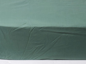 Простынь на резинке 180x200 Ecotton Поплин Зеленый 488