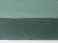 Простирадло на резинці 160x200 Ecotton Поплін Зелений 488