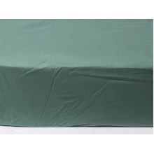 Простынь на резинке 180x200 Ecotton Поплин Зеленый 488