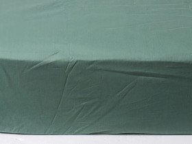 Простирадло на резинці 160x200 Ecotton Поплін Зелений 488