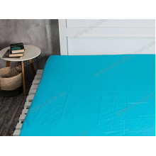 Простынь на резинке 140x200 Ecotton Rainforce Blue atol 00-0358