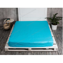 Простынь на резинке 140x200 Ecotton Rainforce Blue atol 00-0358