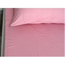 Простынь на резинке 90x200 Ecotton Сатин Brindal Rose 15-1611