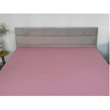 Простынь на резинке 160x200 Ecotton Сатин Brindal Rose 15-1611